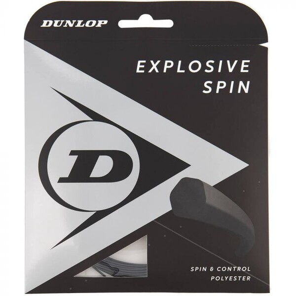 Dunlop Explosive Spin Tennis String Set Black